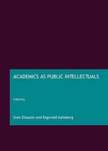 Cover image for Academics as Public Intellectuals