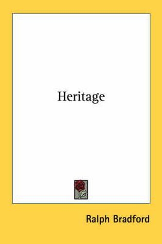 Cover image for Heritage