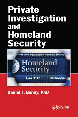 Cover image for Private Investigation and Homeland Security