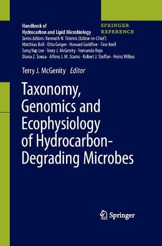 Cover image for Taxonomy, Genomics and Ecophysiology of Hydrocarbon-Degrading Microbes