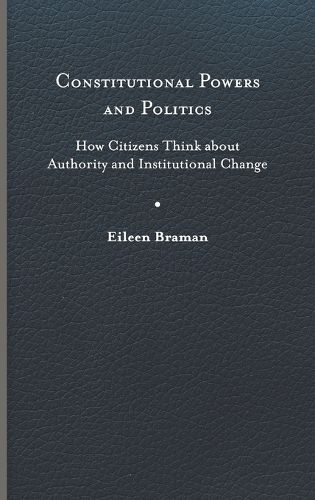 Cover image for Constitutional Powers and Politics