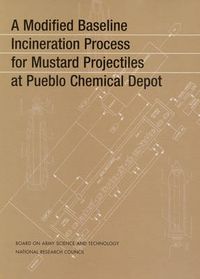 Cover image for A Modified Baseline Incineration Process for Mustard Projectiles at Pueblo Chemical Depot