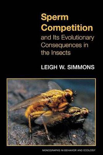 Cover image for Sperm Competition and Its Evolutionary Consequences in the Insects