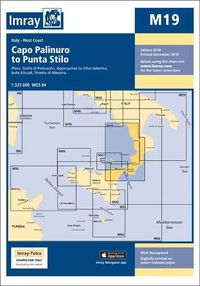 Cover image for Imray Chart M19: Capo Palinuro to Punta Stilo