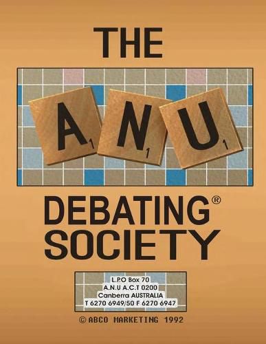 Cover image for The ANU Debating Society