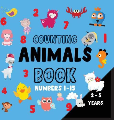 Cover image for Counting animals book numbers 1-15