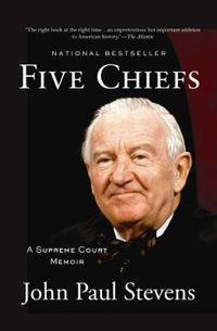 Cover image for Five Chiefs: A Supreme Court Memoir