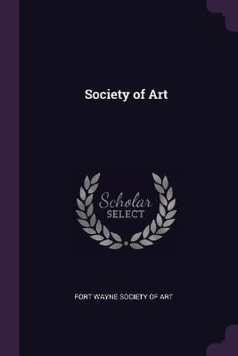 Cover image for Society of Art