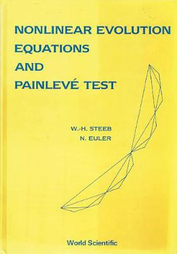 Cover image for Nonlinear Evolution Equations And Painleve Test