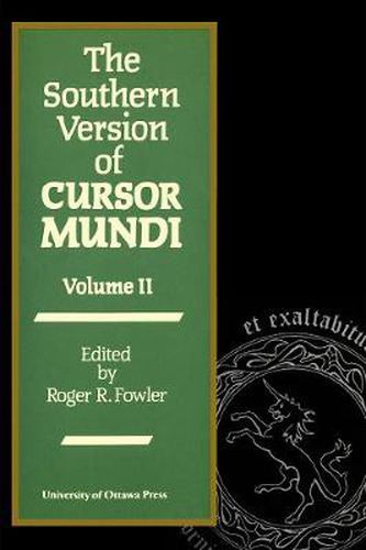 Cover image for The Southern Version of Cursor Mundi, Vol. II