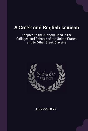 Cover image for A Greek and English Lexicon