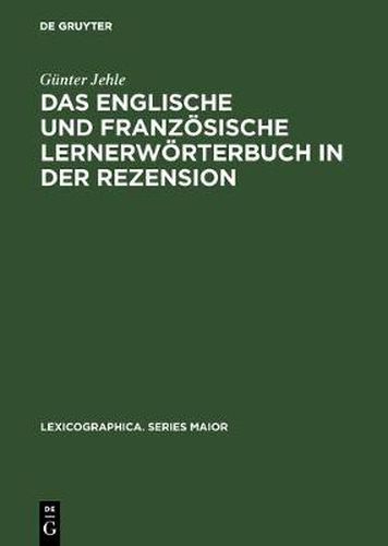 Cover image for Das englische und franzoesische Lernerwoerterbuch in der Rezension