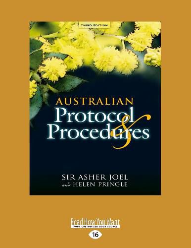 Cover image for Australian Protocol And Procedures