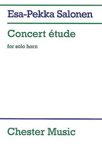 Cover image for Esa-Pekka Salonen: Concert Etude for Solo Horn (score)