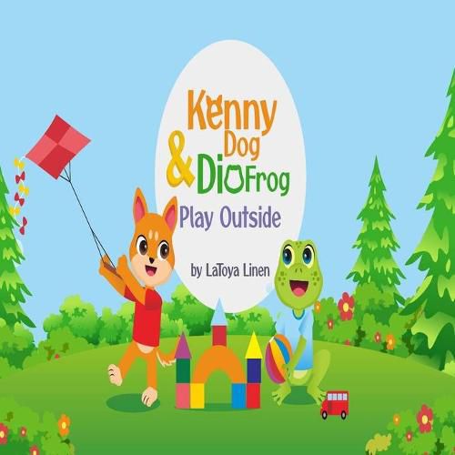 Cover image for Kenny dog and Dio frog play outside