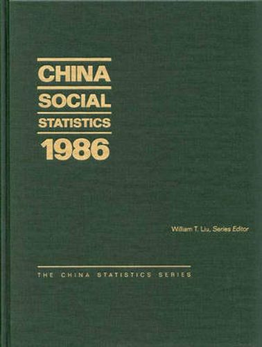 Cover image for China Social Statistics 1986