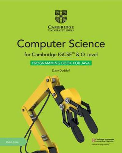 Cover image for Cambridge IGCSE (TM) and O Level Computer Science Programming Book for Java with Digital Access (2 Years)