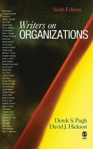 Cover image for Writers on Organizations