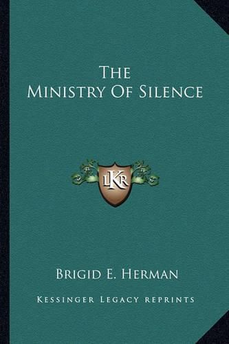 Cover image for The Ministry of Silence