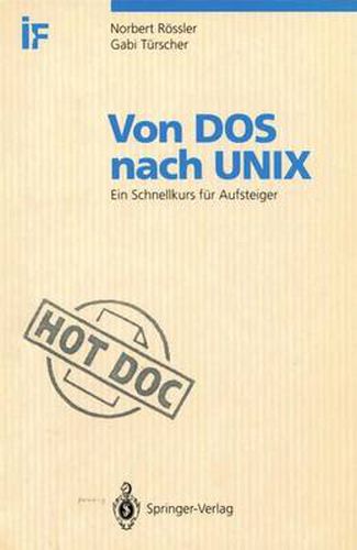 Cover image for Von DOS Nach UNIX