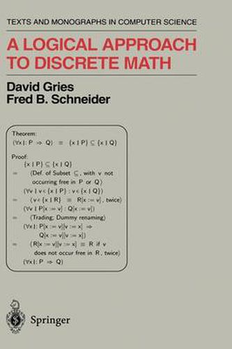 A Logical Approach to Discrete Math