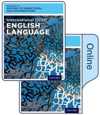 Cover image for International GCSE English Language for Oxford International AQA Examinations: Print & Online Textbook Pack