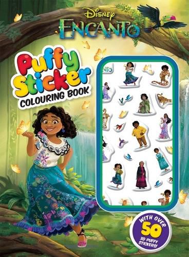 Cover image for Encanto: Puffy Sticker Colouring Book (Disney)