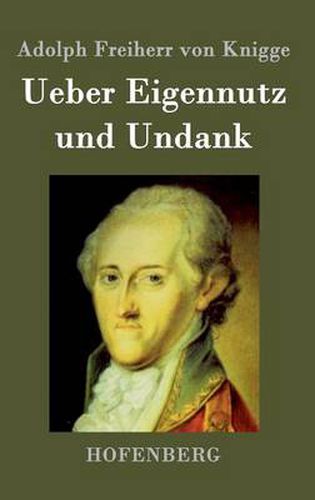 Cover image for Ueber Eigennutz und Undank