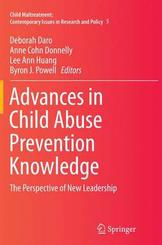 Cover image for Advances in Child Abuse Prevention Knowledge: The Perspective of New Leadership