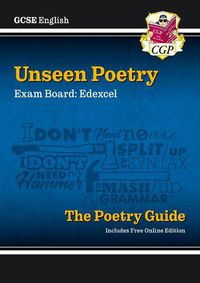 Cover image for New GCSE English Edexcel Unseen Poetry Guide includes Online Edition