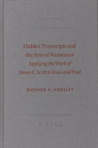 Cover image for Hidden Transcripts and the Arts of Resistance: Applying the Work of James C. Scott to Jesus and Paul