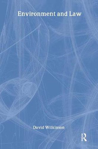 Cover image for Environment and Law