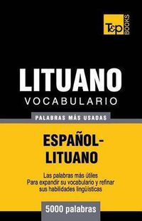 Cover image for Vocabulario espanol-lituano - 5000 palabras mas usadas