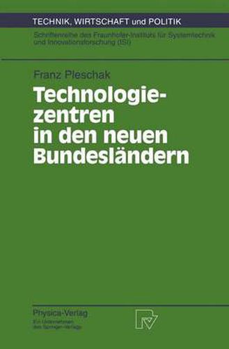 Cover image for Technologiezentren in den Neuen Bundeslandern