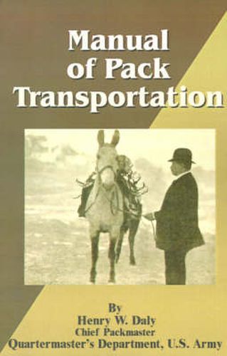 Cover image for Manual of Pack Transportation