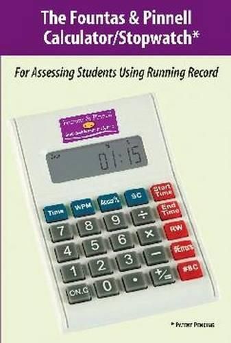 Cover image for Fountas & Pinnell Benchmark Assessment System Calculator/Stopwatch