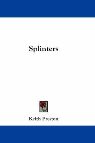 Cover image for Splinters