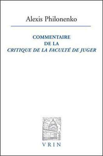 Commentaire de la Critique de la Faculte de Juger