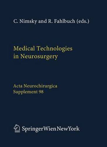 Cover image for Medical Technologies in Neurosurgery