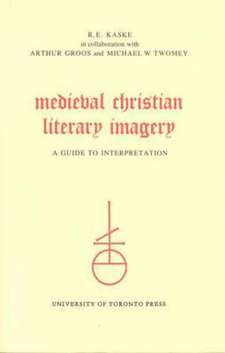 Cover image for Mediaeval Christian Literary Imagery: A Guide to Interpretation