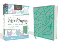 Cover image for NIV, Verse Mapping Bible for Girls, Leathersoft, Teal, Comfort Print: Gathering the Goodness of God's Word