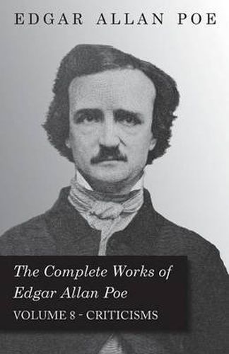 Cover image for The Complete Works of Edgar Allan Poe; Tales 8