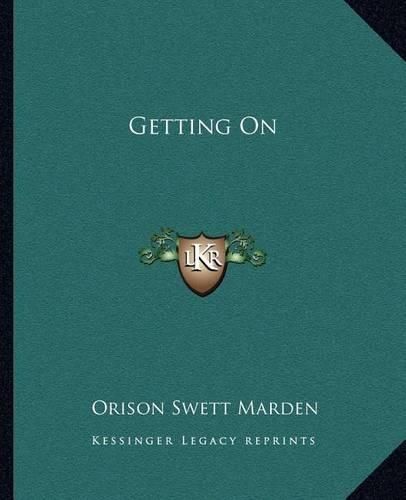 Cover image for Getting on