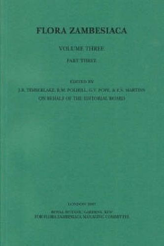 Cover image for Flora Zambesiaca Volume 3, Part 3: Papilionoideae