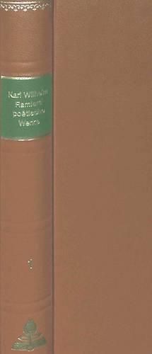 Poetische Werke: Faksimile-Druck Nach Der Ausgabe Des Anton Pichler Verlages, Wien, 1801. Teil 1. Lyrische Gedichte, 360 S. Mit Bild - Teil 2. Vermischte Gedichte, 412 S. Mit Bild