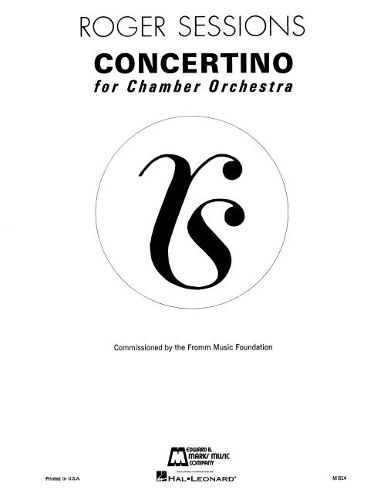 Cover image for Concertino for Chamber Orchestra