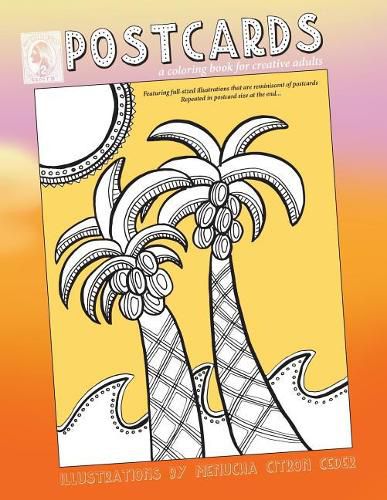 Cover image for Postcards: coloring book for creative adults