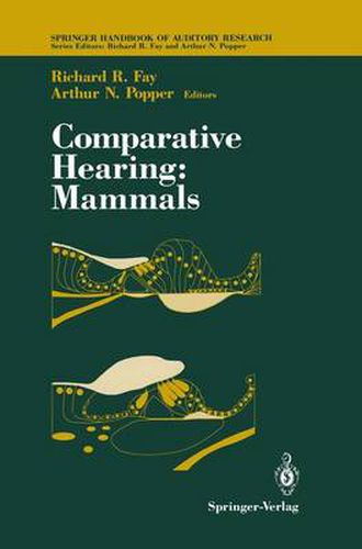 Cover image for Comparative Hearing: Mammals