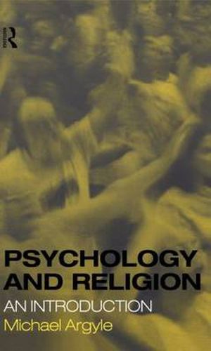 Cover image for Psychology and Religion: An Introduction