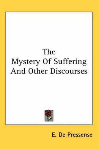 Cover image for The Mystery of Suffering and Other Discourses